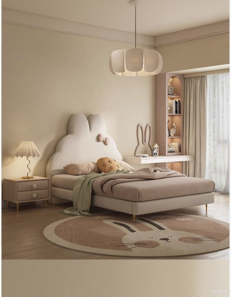 Rabbit Head Kids Bed JUXL85