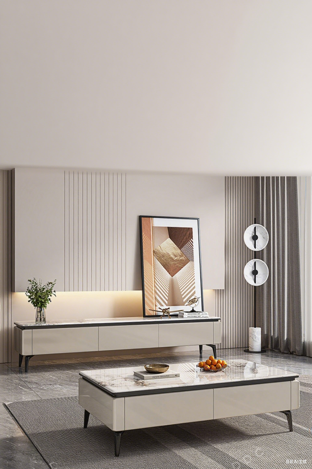 Sintered Stone TV StandCoffee Table