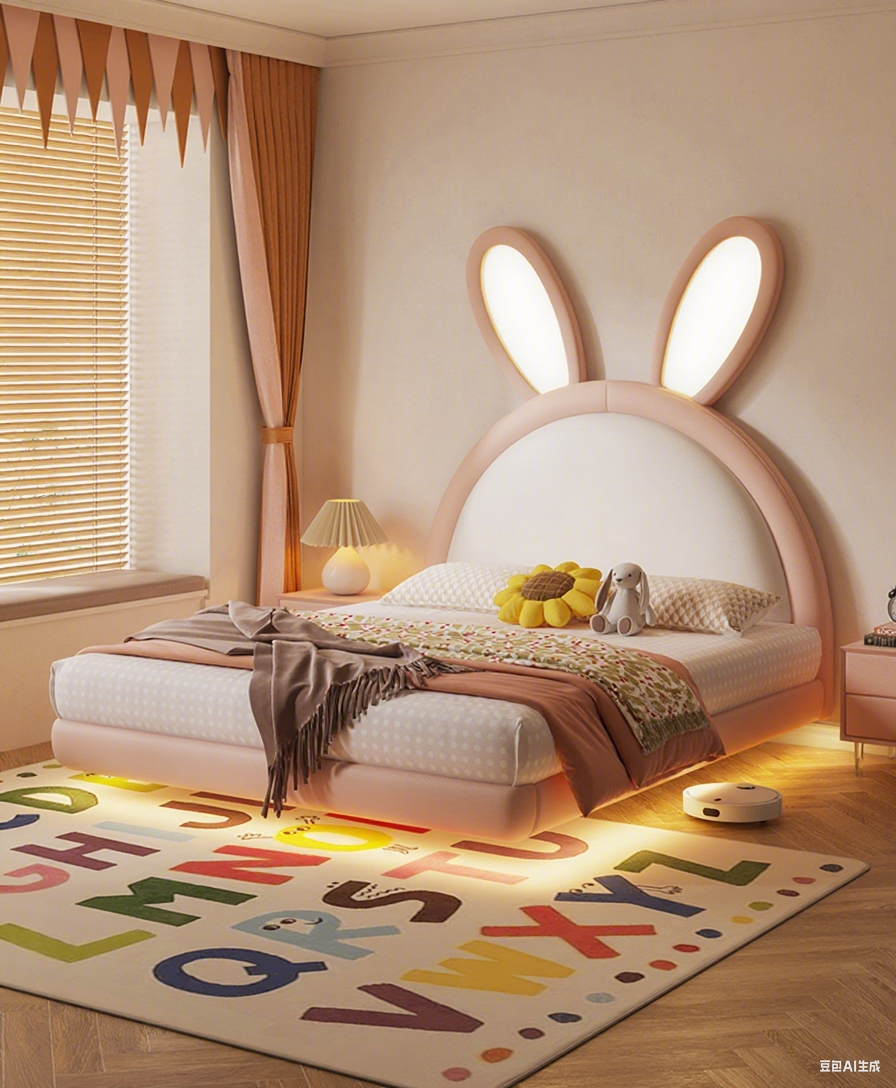 Rabbit Ear Kids Bed JUXL87