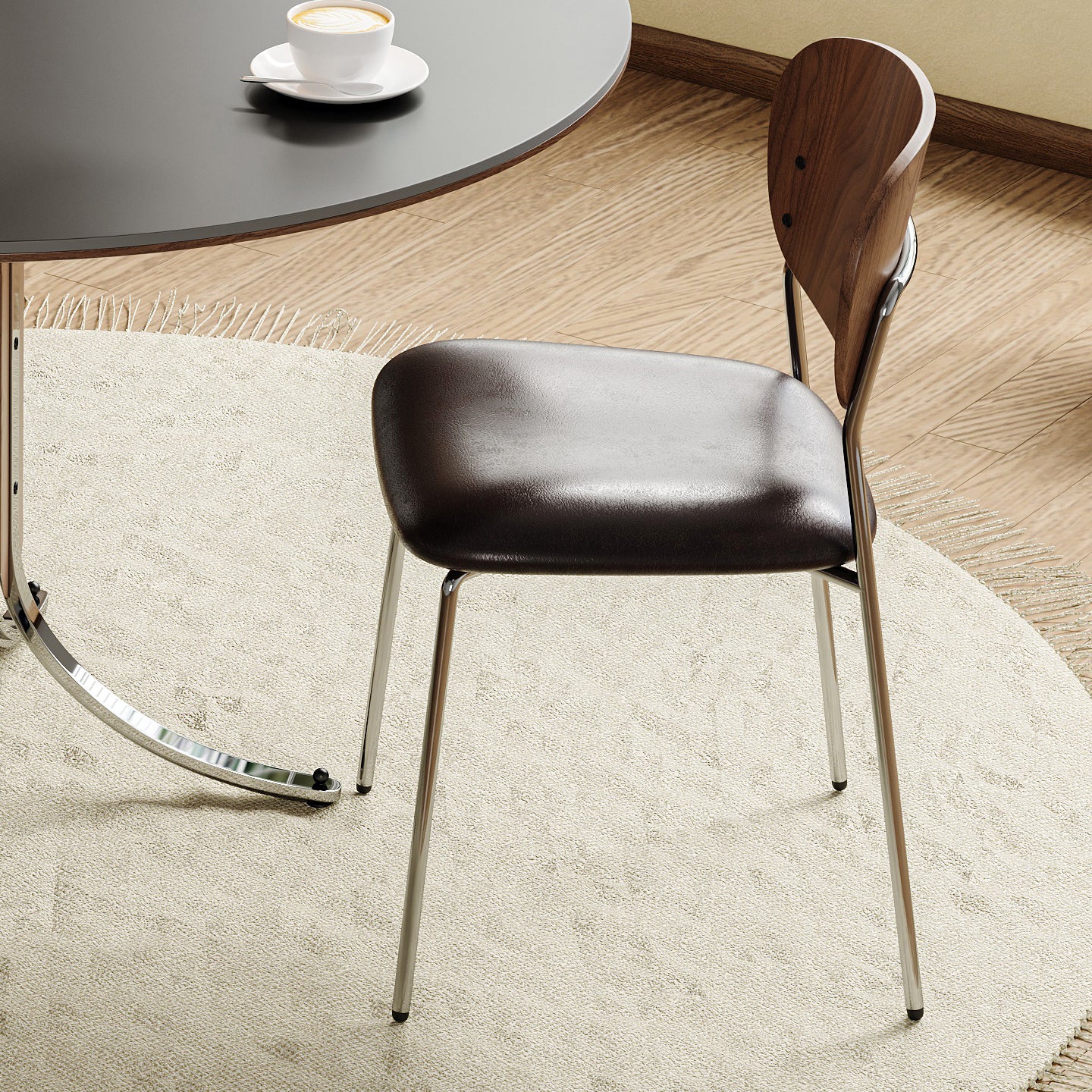 Retro Wood Dining Chair