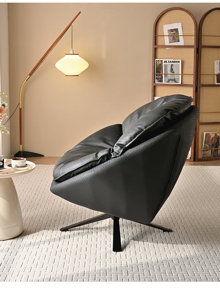 De Sede Ds-265 Coco Swivel Chair, Possibly In Black Leather