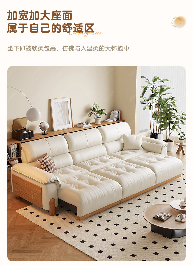 Feature Top-Grain Leather