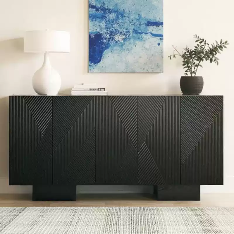 Modern Sculpted Sideboard