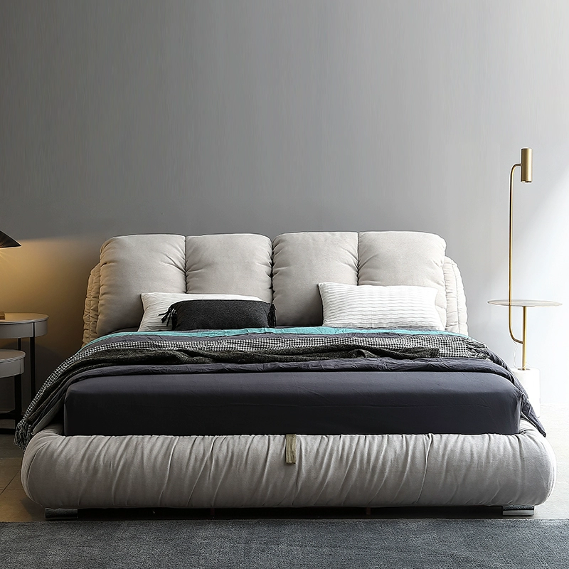 Cotton-Linen Fabric Bed JUXYJ7952