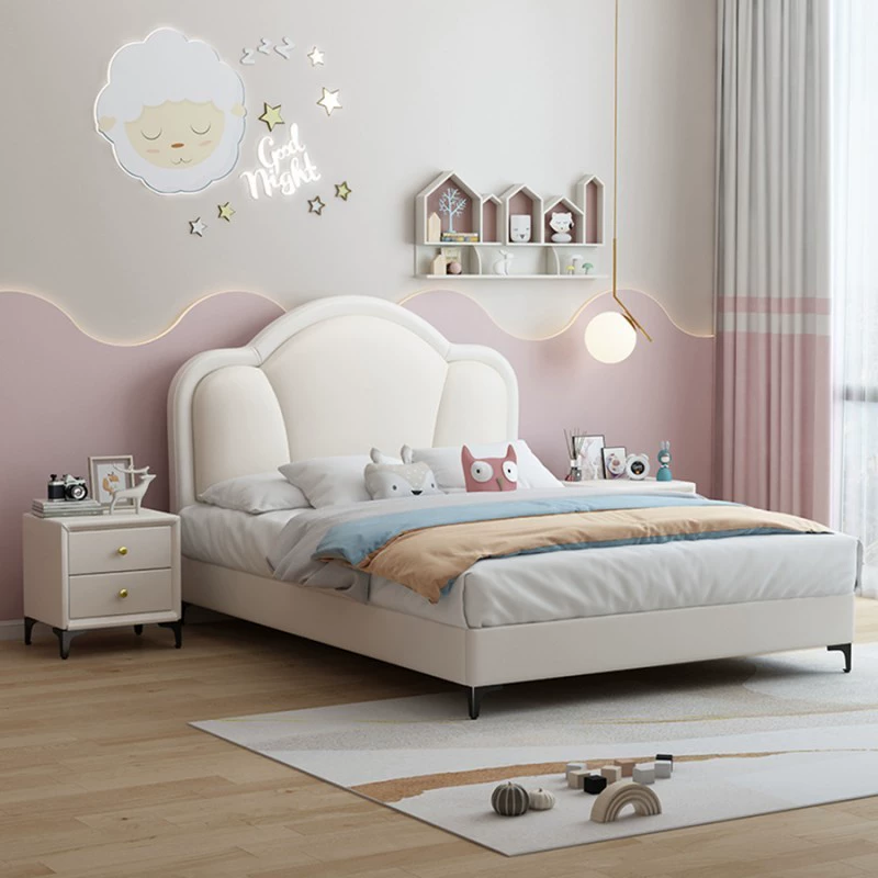 Pink Floating Kids Bed JUXL1066
