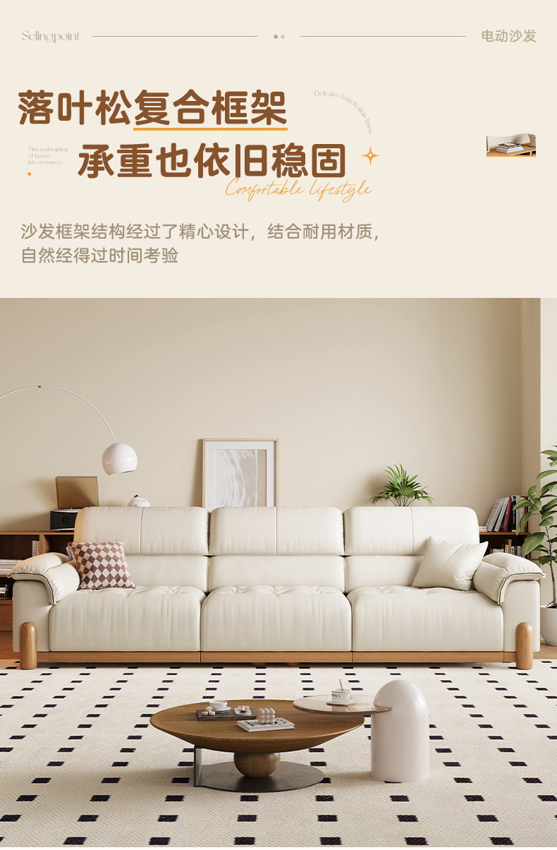 Feature Top-Grain Leather