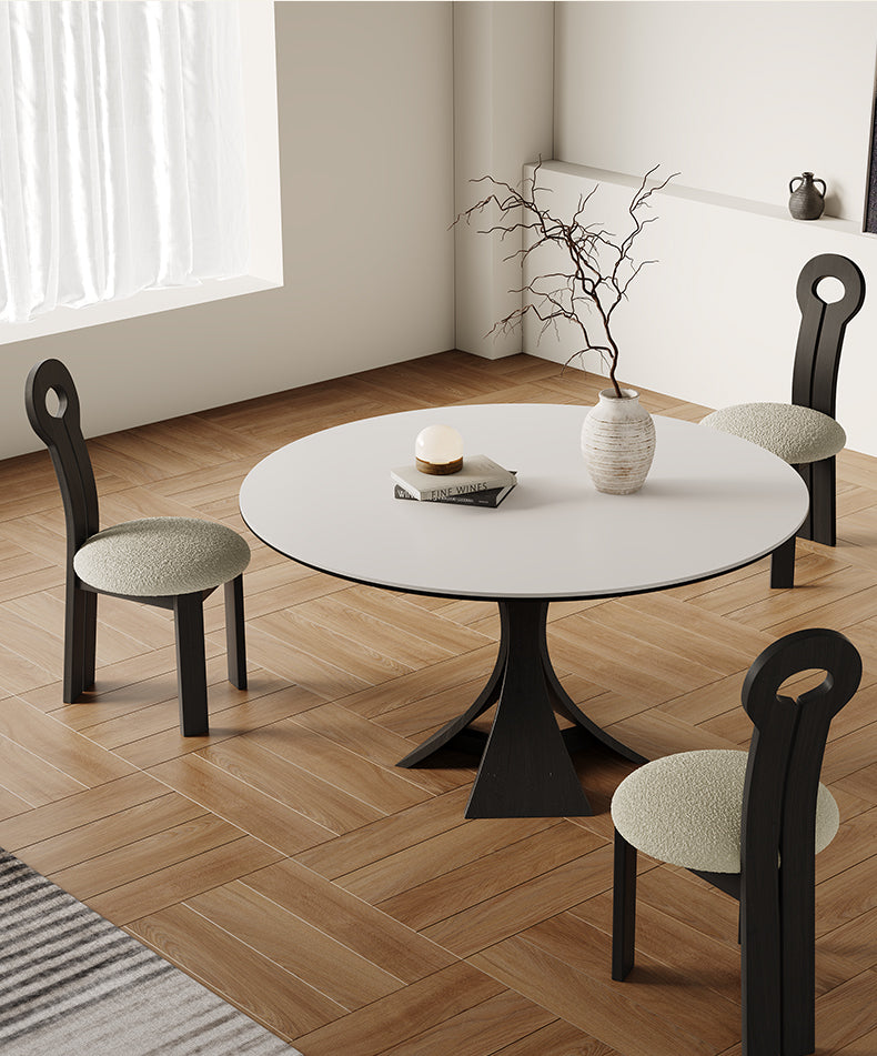 solid wood dining table