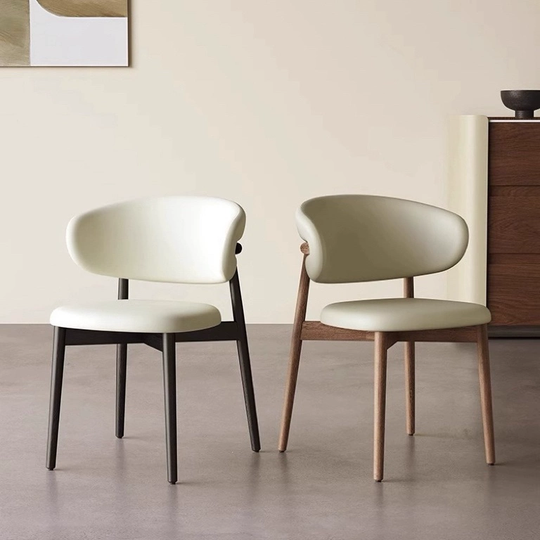 Open-Back Wood Dining Chair