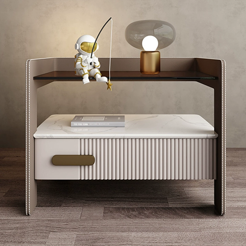 Modern Open-Shelf Nightstand