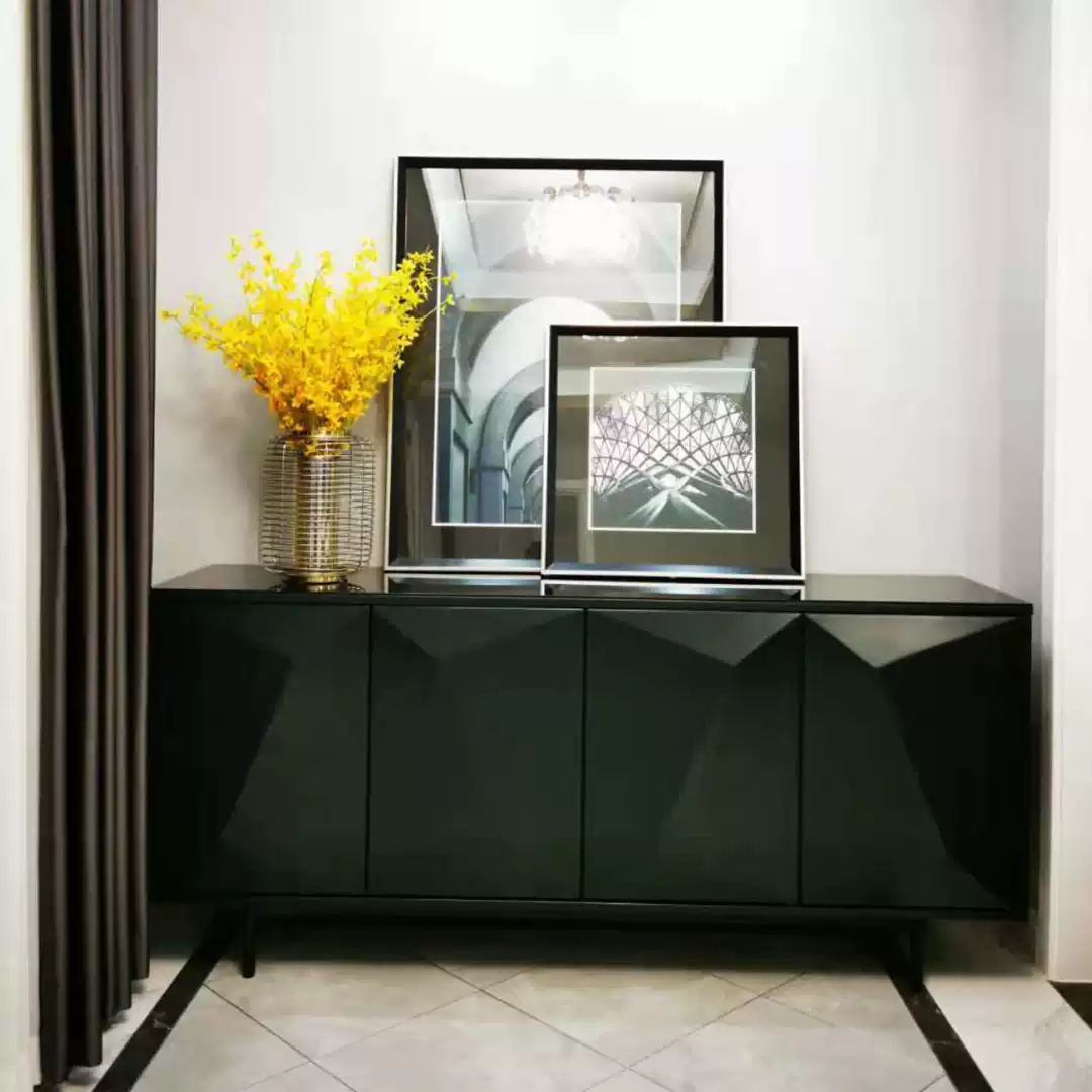 Architectural Black Sideboard