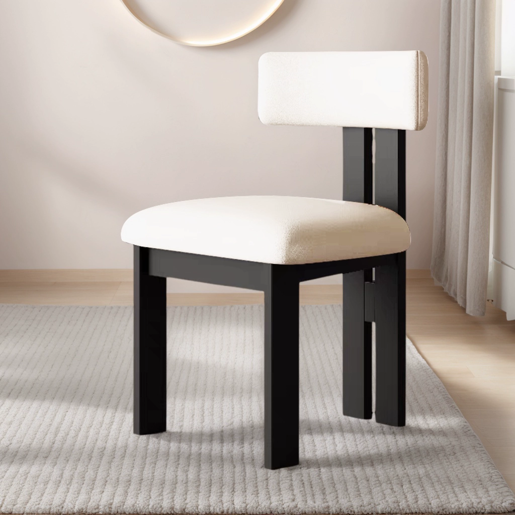 Block-Back Dining Chair