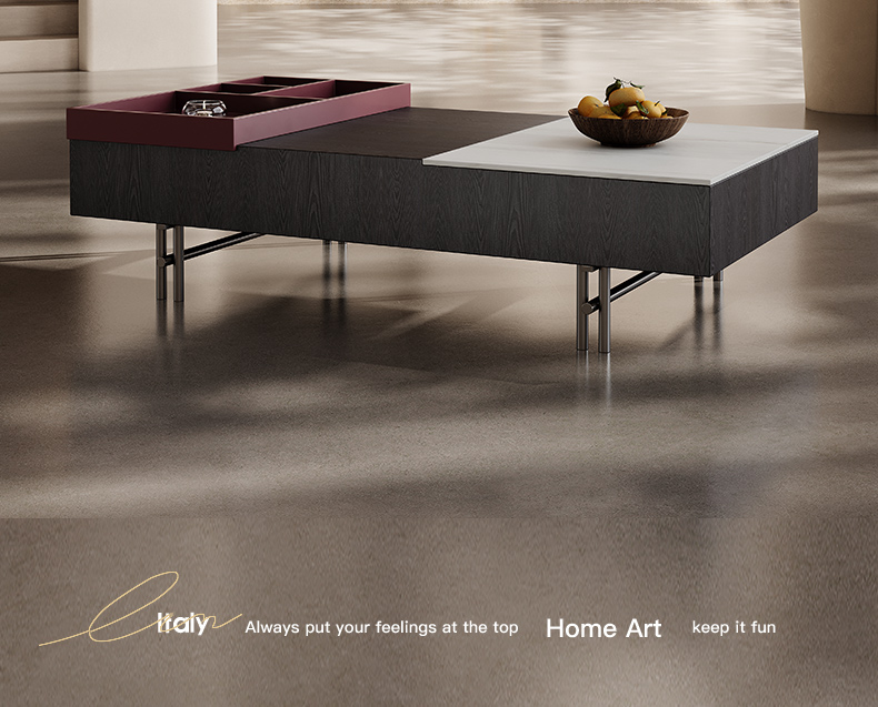 Kali Ice Jade Luxury Stone Coffee Table JUBY3004