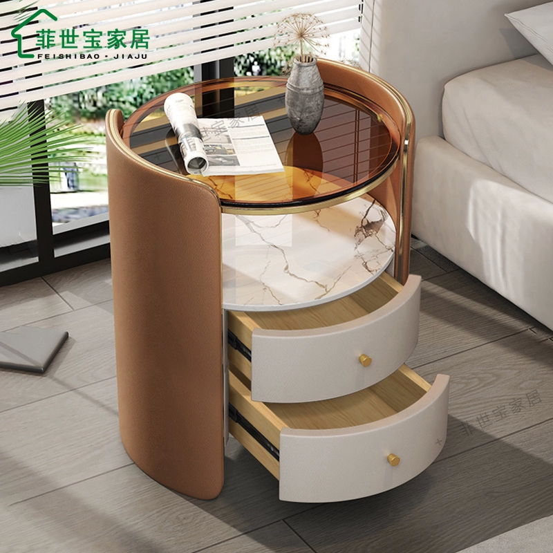 Cylindrical Bedside Table - JUYMA9602