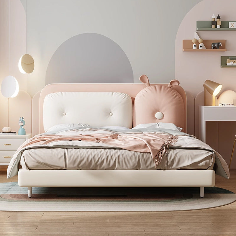 Faux Leather Kid's Bed JUXL118