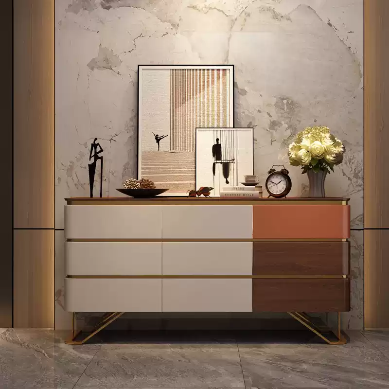 Modern Color-Block Sideboard JUSP1087