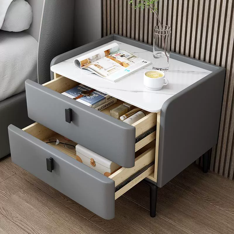 Modern Two-Drawer Nightstand