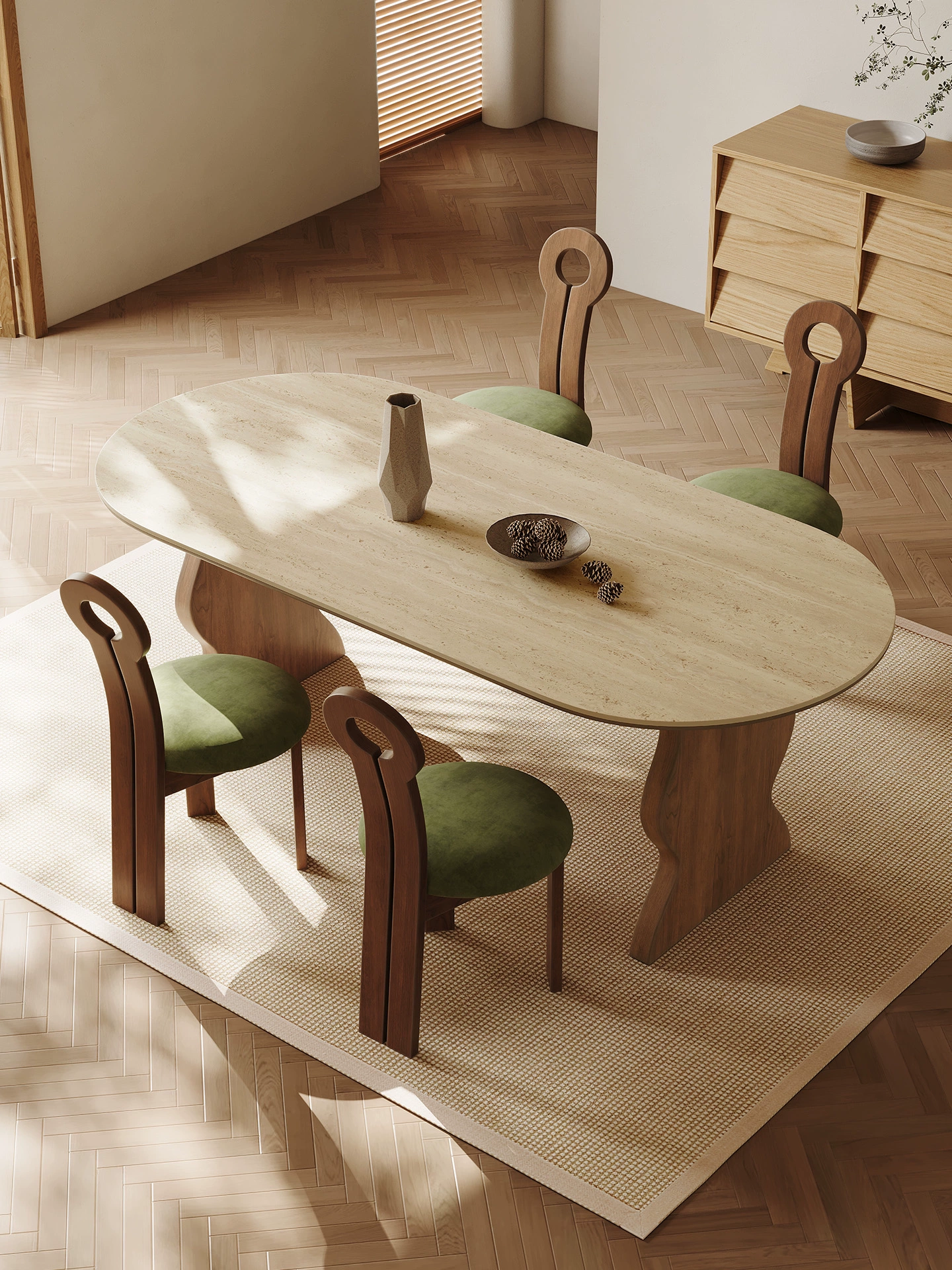 solid wood dining table JULQMCZ730