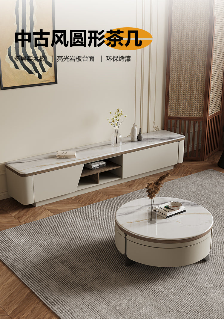 Microcrystalline Stone TV StandCoffee Table
