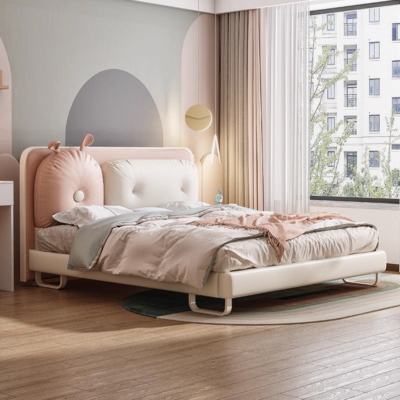 Faux Leather Kid's Bed JUXL118