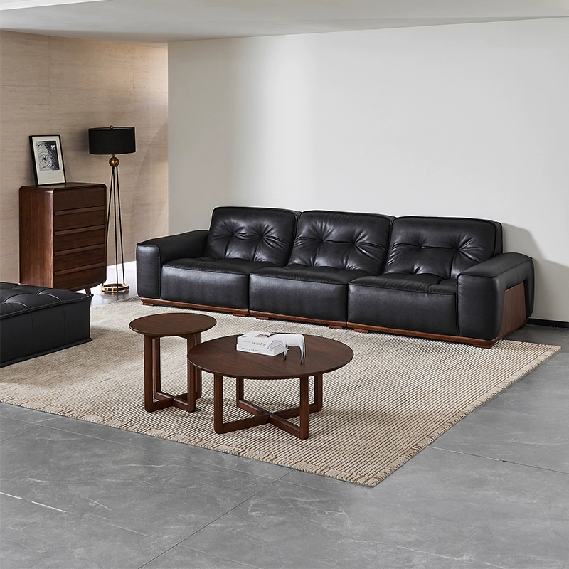 Top-Grain Leather Sofa JUDM643A