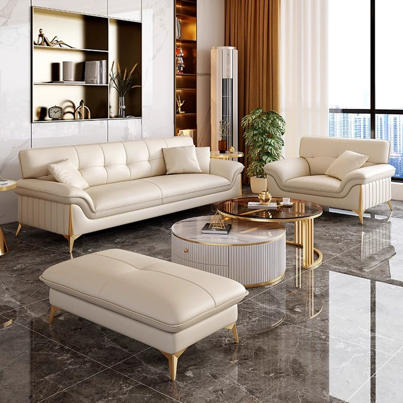 Top-Grain Leather Sofa JULX45