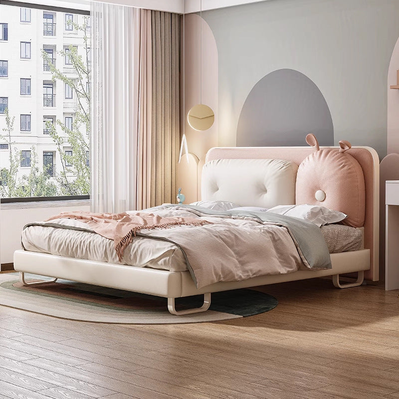 Faux Leather Kid's Bed JUXL118