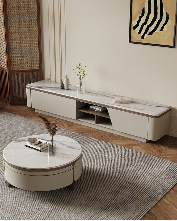 Microcrystalline Stone TV StandCoffee Table