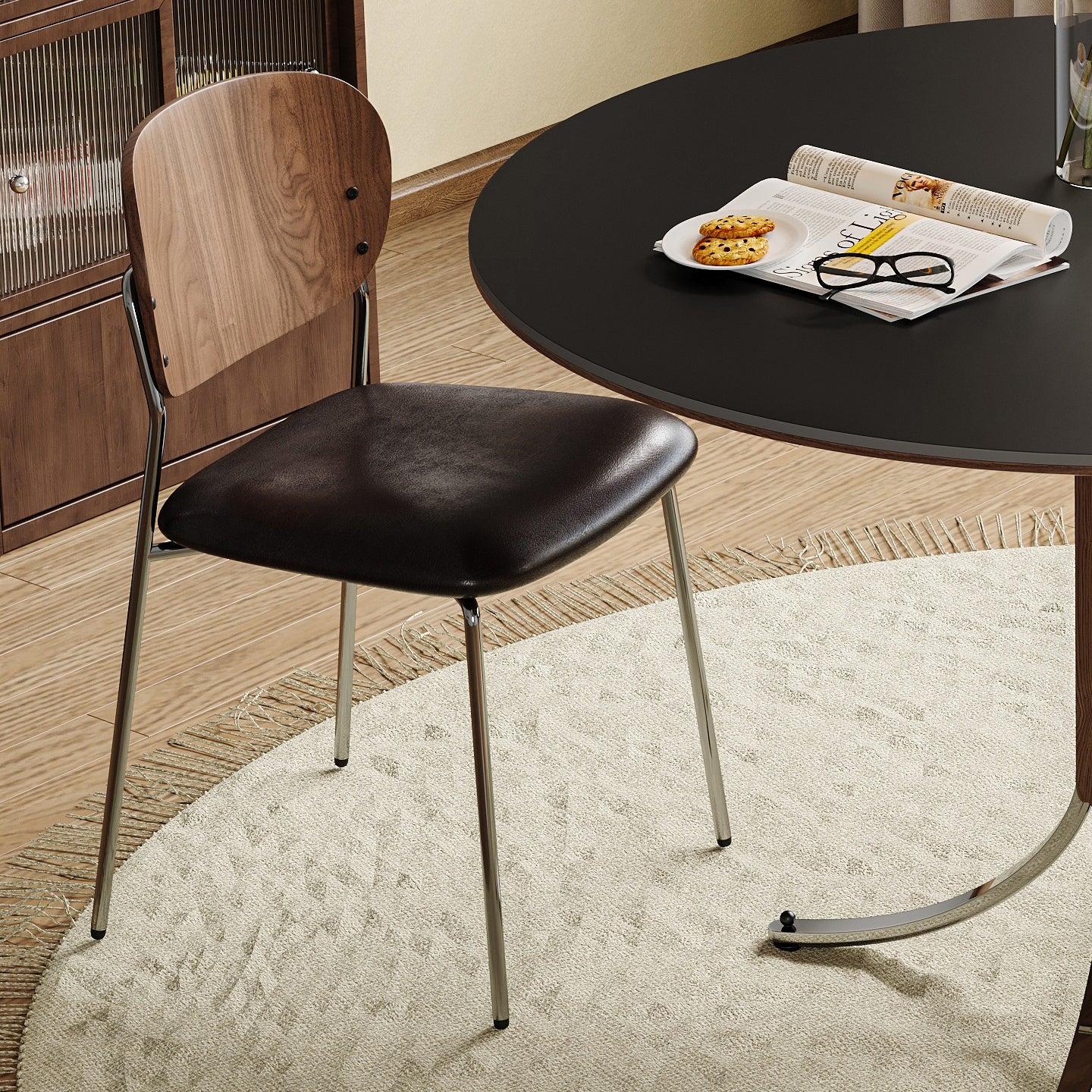 Retro Wood Dining Chair