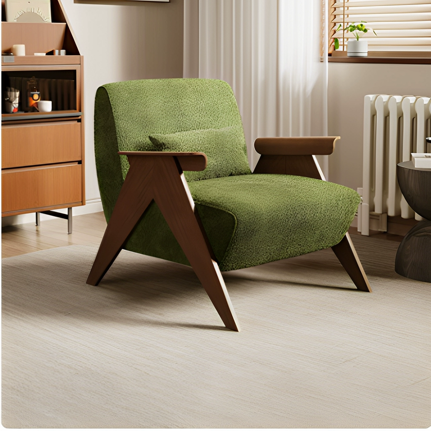 Modern Lounge Single Sofa Leisure Legless Chair JUYS2852