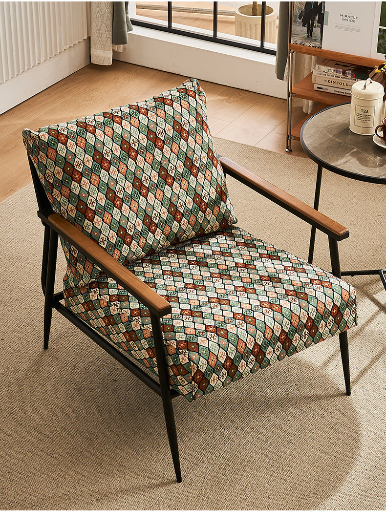 High-Back Armchair – Contemporary Design with Ergonomic Comfort