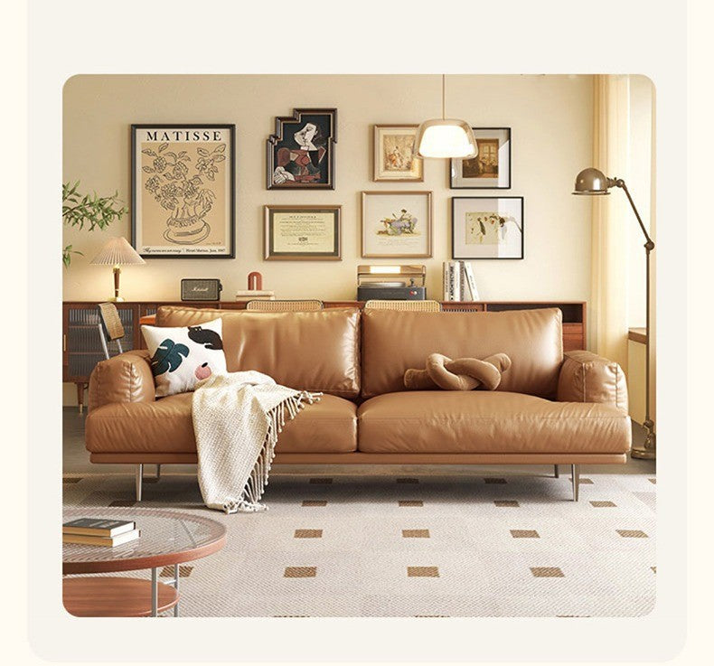 Top-Grain Leather Sofa JUMJ10606