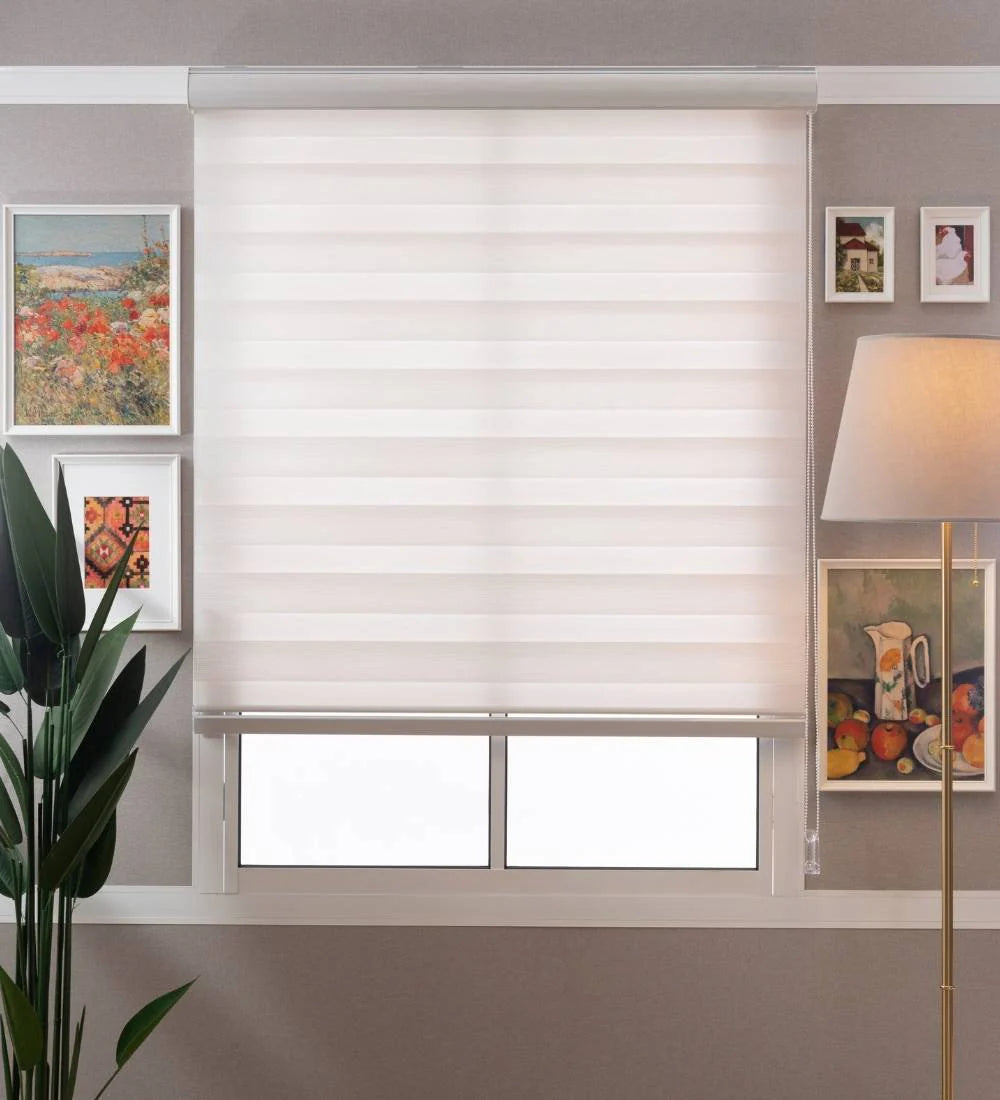 Tuba Classic Room Darkening Zebra Blinds