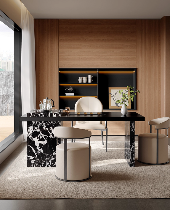 Signature Marble Tea Table