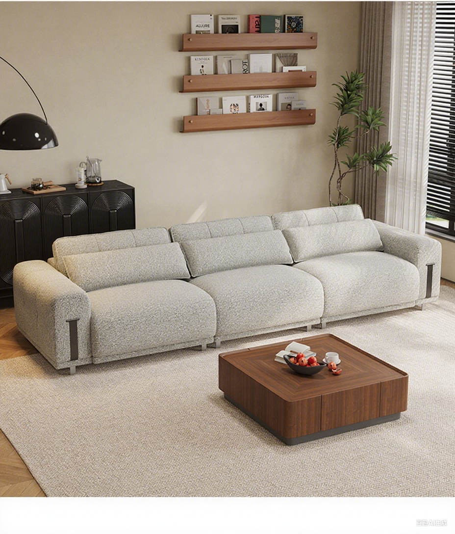 Fabric sofa