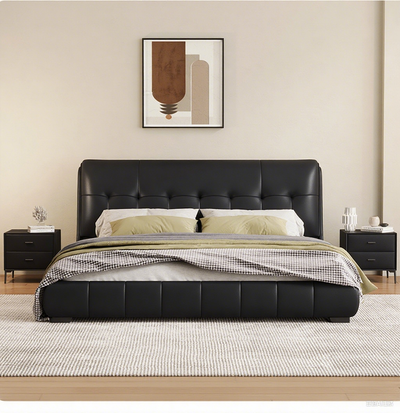 Eco-Genuine Leather Bed JUJMSM723