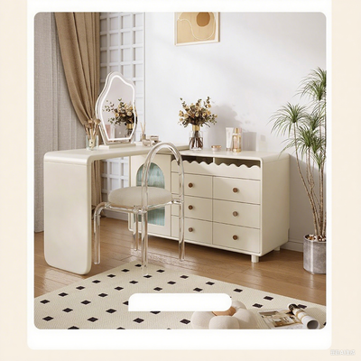 Modern Lacquer Wood Dressing Table