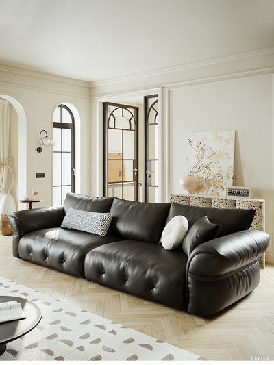 Genuine Leather Sofa JUXMQ985