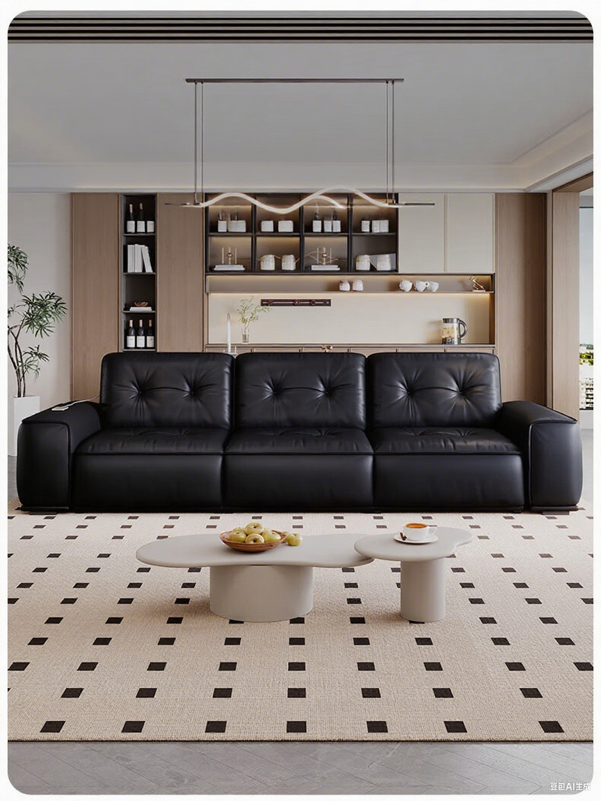 Feature Ecology Genuine Leather Sofa JUES008