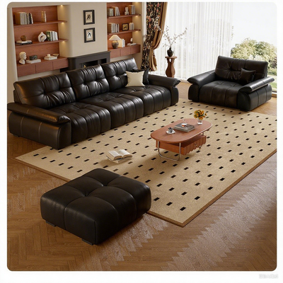 Top-Grain Leather Sofa JUJLSJ1054