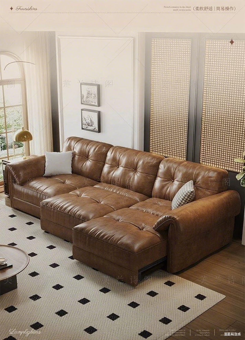 Feature Top-Grain Leather