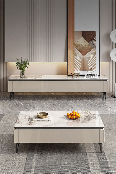 Sintered Stone TV StandCoffee Table