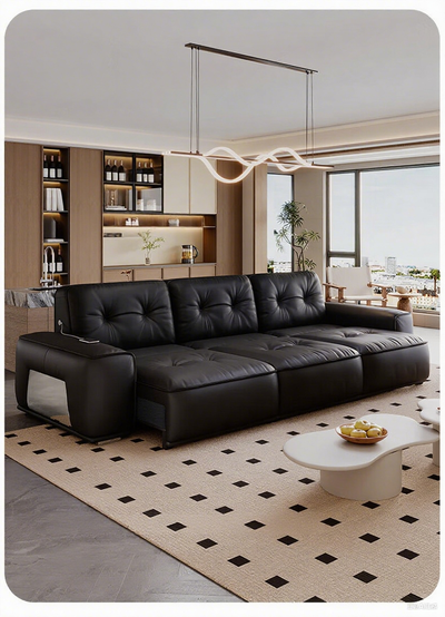 Feature Ecology Genuine Leather Sofa JUES008