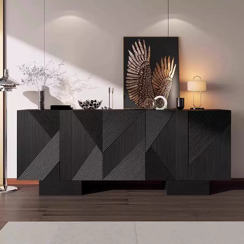 Modern Sculpted Sideboard
