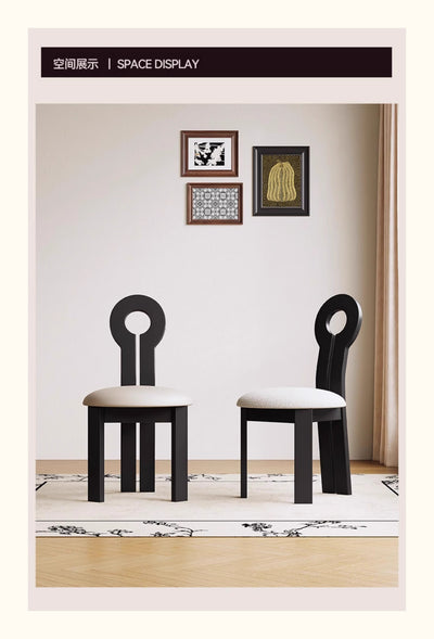 Cut-Out Back Dining Chair