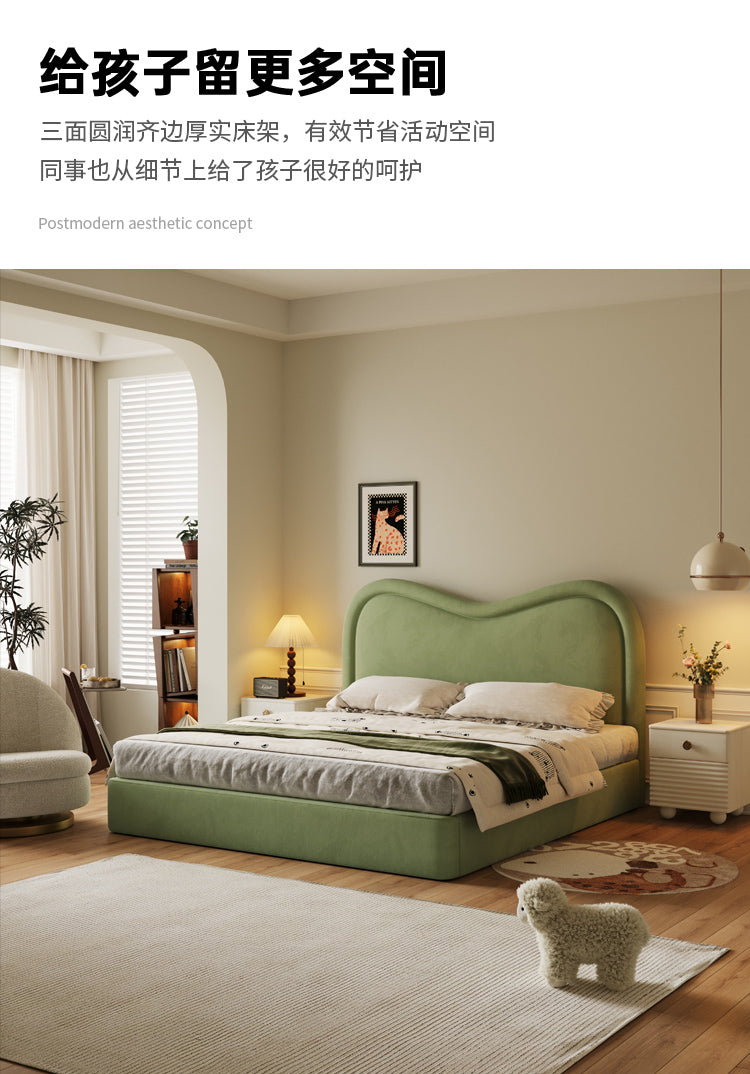 Faux Leather Kid's Bed JUXL121