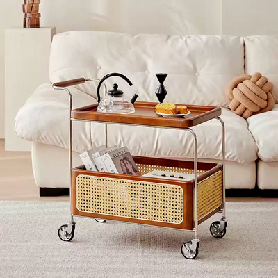 Side Table Bamboo Weaving JUMX1046