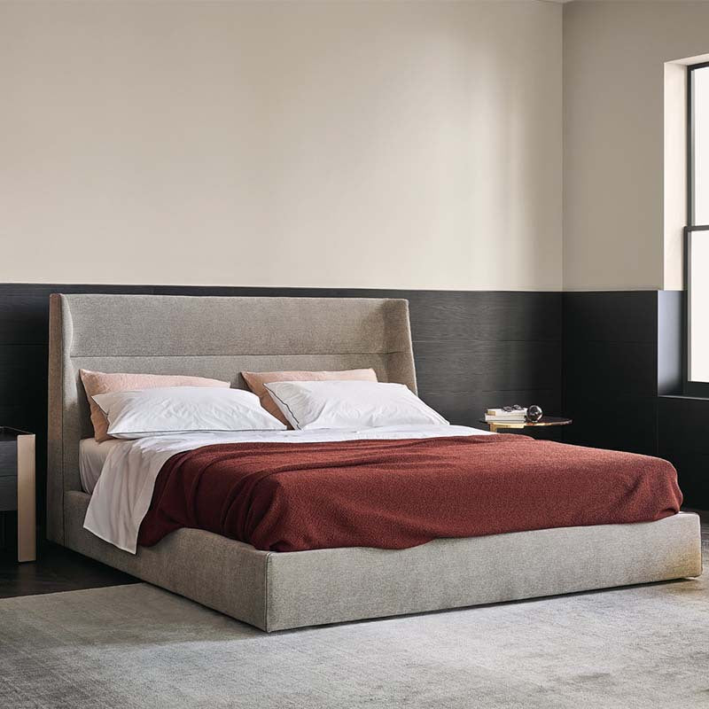 Top-Grain Leather Bed JUXL022