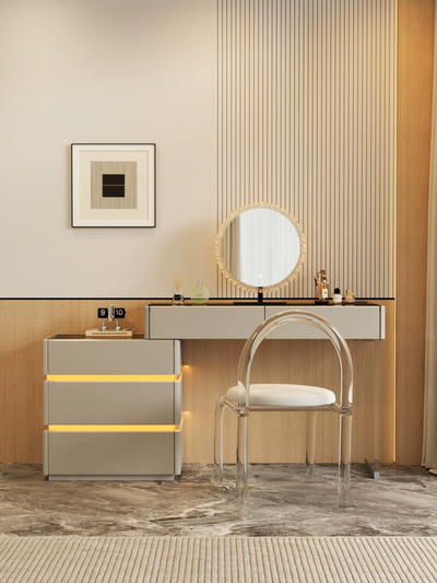Multi-Layer Solid Wood Dressing Table