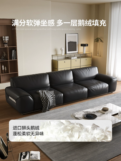 Top-Grain Leather Sofa JUDS1162
