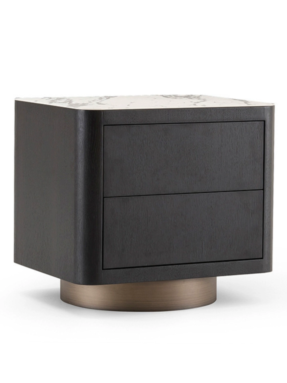 Modern Two-Drawer Nightstand